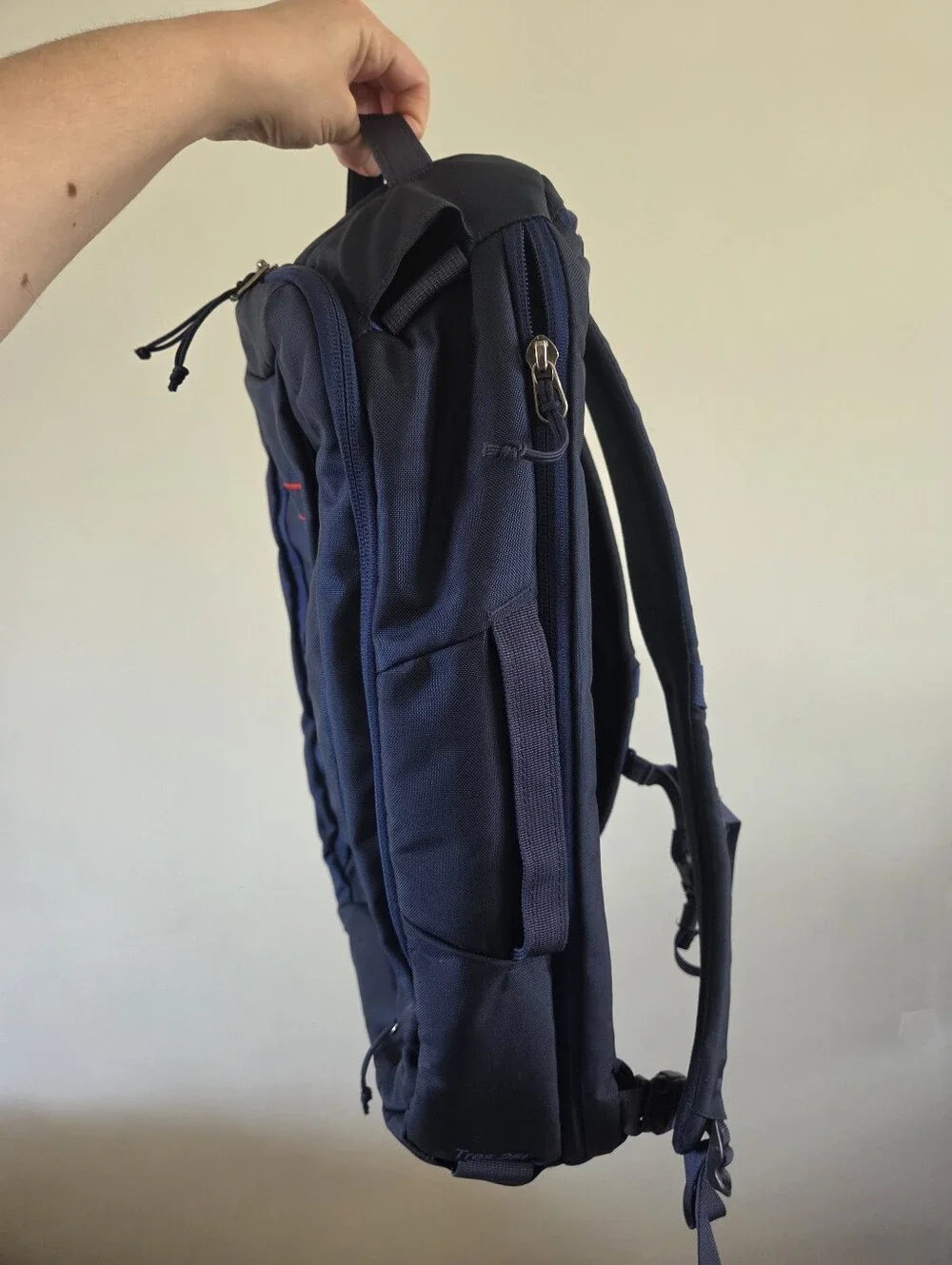 Patagonia Tres 25L 3-Way Convertible Backpack Briefcase Shoulder Bag Navy Blue